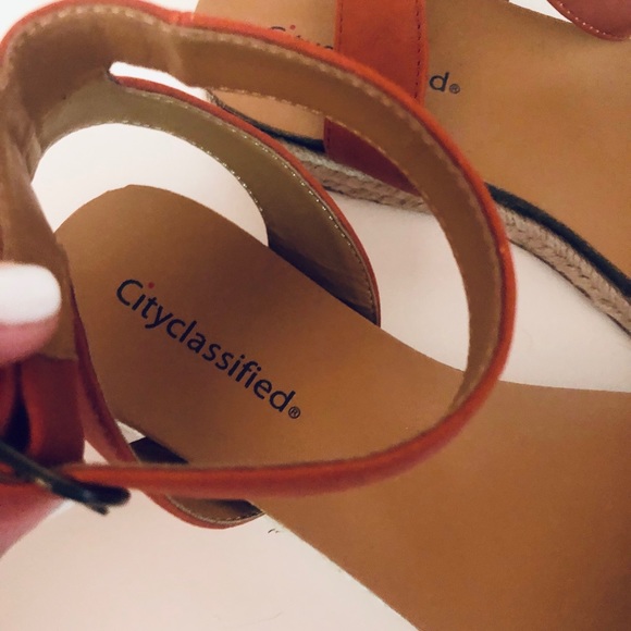 City Classified Burnt Orange Espadrilles - Picture 2 of 7